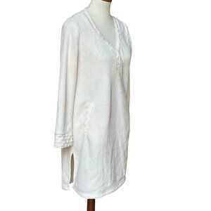 Fleece Night Gown Sleep Shirt Small
